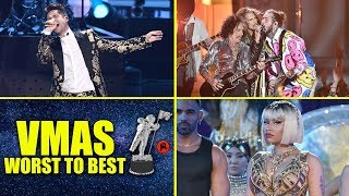 MTV VMAs 2018  Performances Ranked WORST to BEST [upl. by Standice250]