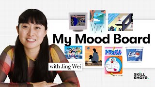 How 90s PC Games and Cool Whip Influenced Jing Wei  My Mood Board [upl. by Aidile]