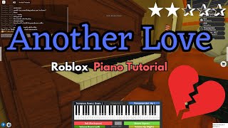 Another Love  Tom Odell EASY RobloxVirtual Piano Tutorial [upl. by Lemay358]