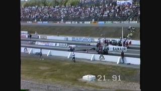 Top Fuel Dragsters NHRA 1991 Molson Grandnationals qualifying round 1 [upl. by Gracie]