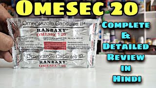 Omesec 20 Capsules  Omeprazole 20 mg capsules  Omesec 20 Review in Hindi  Omeprazole Capsules IP [upl. by Anelys]