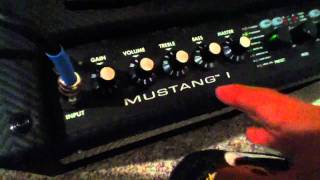 Fender mustang 1 guitar amplifier review [upl. by Ettener]