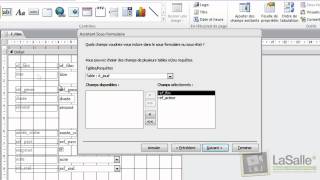 Microsoft Access 2010  Création de sousformulaire A13 [upl. by Minta]