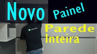 Como fazer moveis Planejados Painel na parede inteira [upl. by Anomor692]