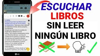 Aplicacion para escuchar libros sin leer ningun libro [upl. by Gnuhp]