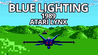 Blue Lightning Retro Gameplay Atari 1989  Classic Combat Flight Simulator 🦸‍♂️🎮 [upl. by Berty]