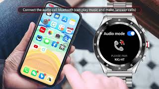 LIGE Smart Watch BW1829 install software and connect bluetooth [upl. by Toy]