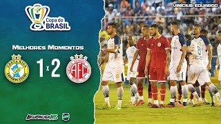 MELHORES MOMENTOS  COSTA RICAMS 1 x 2 AMÉRICARN  COPA DO BRASIL [upl. by Dunkin463]