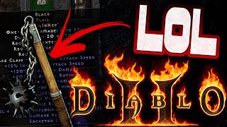 CHEAPEST RUNEWORD EVER OWNS  Diablo 2 Resurrected [upl. by Elnukeda]