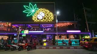 Nightlife in Chaweng Beach Koh Samui Thailand V270 [upl. by Anilad]