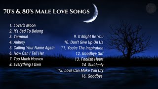 Best of 70s amp 80s Male Love Songs  NonStop Playlist [upl. by Greenlee]