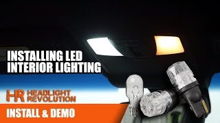 How to install LED Interior Lighting in your car or truck  Headlight Revolution [upl. by Ahsilak]