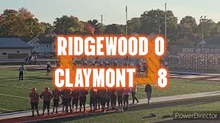 Ridgewood 7th Grade Football Against Claymont [upl. by Ahsitram109]