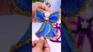 DIY Christmas Angels Ornaments Making Tutorials for Tree Decorations christmas shorts angel diy [upl. by Ecital]