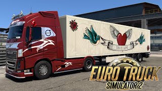 Euro Truck Simulator 2 Haulin Hearts Event Venice to Ljubljana [upl. by Pammie878]