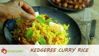 How to cook Kedgeree Curry Rice  1QFOODPLATTER [upl. by Pudendas782]