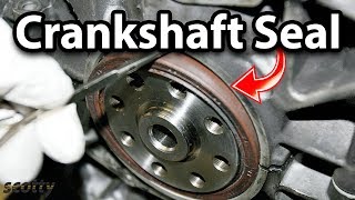 How to Replace Crankshaft Seal on Your Car [upl. by Naihs]