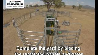 Setting up Cattle Yards [upl. by Mathews]