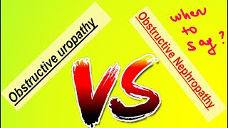 OBSTRUCTIVE UROPATHY amp OBSTRUCTIVE NEPHROPATHY  DM TOPICS  VIDEO 220 [upl. by Attenev]