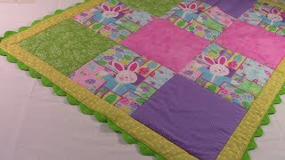 Easy Baby Quilt  The Sewing Room Channel [upl. by Eidson]