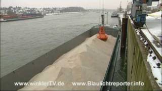 Streusalz Hafen AndernachWinklerTVwwwBlaulichtreporterinfo [upl. by Kcirneh]