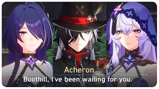 Acheron Meets Boothill and Asks for Help Cutscene  Honkai Star Rail 22 [upl. by Ikim]