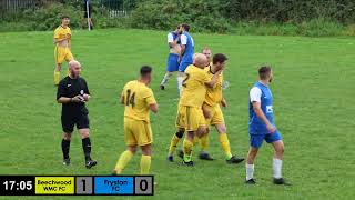 Opening goal Beechwood WMC FC v Fryston FC [upl. by Atinauj218]