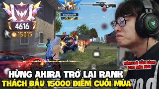 HÙNG AKIRA VÀ HÀNH TRÌNH TRỞ LẠI RANK THÁCH ĐẤU 15000 ĐIỂM CUỐI MÙA BẮN AWM CÂN TẤT CẢ XE BÙNG NỔ [upl. by Tamarra428]