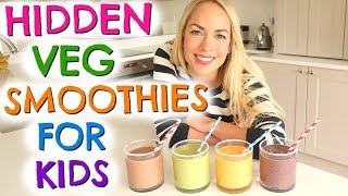 4 HEALTHY BREAKFAST SMOOTHIES  BREAKFAST DRINKS FOR KIDS [upl. by Notreve]