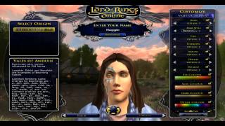 LOTRO Bullroarer  Beorning female  character creation [upl. by Romulus75]