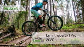 Trailfahrt mit dem Liv Intrigue E 1 Pro 2020 [upl. by Zsuedat907]