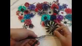 DIY  How to make a wedding brooch bouquet from start to finish [upl. by Luo310]