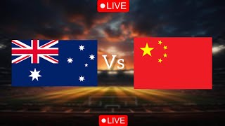 Australia vs China Live score Today Match 2026 FIFA World Cup qualification AFC football live [upl. by Sandra470]