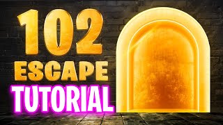 TEMPXXQ 102 ESCAPE ROOM FORTNITE How To Complete 102 Escape Room [upl. by Ahsilyt]