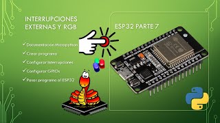 ✅Curso ESP32 parte 7  Interrupciones externas MicroPython [upl. by Danczyk3]