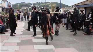 Beltane Border Morris Dancing The BELTANE FIRE DANCE [upl. by Akihsal70]