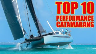 The Top 10 Performance Catamarans by their sailing ratios  58ft to 65ft [upl. by Ojillib722]