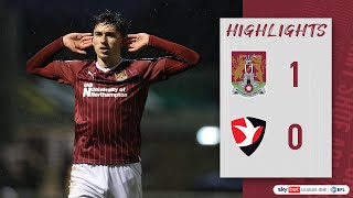 HIGHLIGHTS Northampton Town 1 Cheltenham Town 0 [upl. by Alac]