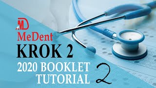 Krok 2 2020 Booklet  Medicine  Tutorial 2 [upl. by Leuamme]