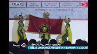 Unbraw Sabet Juara Debat Nasional Diponegoro Law Fair 2018  iNews Pagi 2910 [upl. by Annoval159]