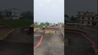 First time try pumptrack🚴foryou cycling pumptrack motivation reels stunt [upl. by Gereld]