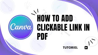 How to add clickable link in Canva PDF [upl. by Ekalb770]