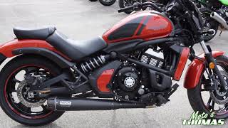 Kawasaki Vulcan S 650 ARROW exhaust sound  HIGH QUALITY AUDIO [upl. by Arhat331]