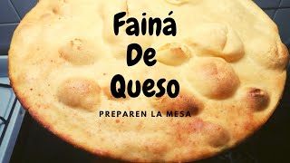 🔥 Como Hacer FAINA de QUESO RECETA CASERA FACIL 💥  Faina CASERA ⭐  Faina RECETA ⭐ [upl. by Killarney]