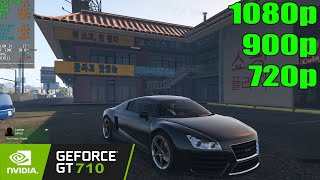 GTA V Online  GT 710 2GB  i7 3770  1080p 900p 720p [upl. by Ebenezer702]