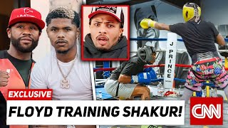 BREAKING Floyd Mayweather TRAINING Shakur Stevenson For Gervonta Davis FIGHT [upl. by Sucam]