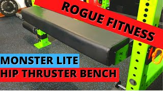 Rogue Monster Lite Hip Thruster Bench Review Are there major flaws and do I recommend [upl. by Hattie]