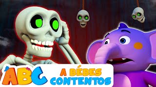 A Bebés Contentos  Chúmbala Cachúmbala  Las Calaveras Salen de su Tumba  Canciones de Halloween [upl. by Perlman]