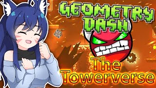 Mythic Rated Platformer The Towerverse By 16Lord  Geometry Dash [upl. by Teirrah962]