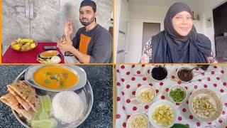 Coconut Chicken Curry amp Chocolate Fruit Fondue for ghar aaye mehmaan family familyvlog vlog [upl. by Socem]